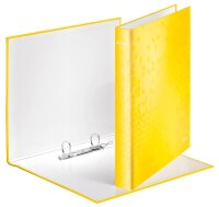 LEITZ WOW Ringbuch 2-Ringe gelb 4,0 cm DIN A4, 1 St.