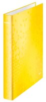 LEITZ WOW Ringbuch 2-Ringe gelb 4,0 cm DIN A4, 1 St.