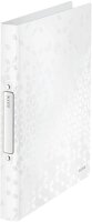 LEITZ WOW Ringbuch 2-Ringe perlweiß 3,2 cm DIN A4, 1 St.