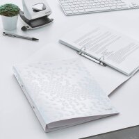 LEITZ WOW Ringbuch 2-Ringe perlweiß 3,2 cm DIN A4, 1 St.