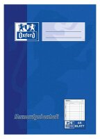 OXFORD Hausaufgabenheft Lineatur SL liniert DIN A5 ohne Rand, 48 Blatt, 1 St.