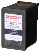 edding EDD-175 schwarz Druckerpatrone kompatibel zu HP 56 (C6656AE)