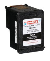 edding EDD-180 schwarz Druckerpatrone kompatibel zu HP 338 (C8765E)