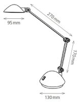 Hansa LED Space LED Schreibtischlampe schwarz 4 W