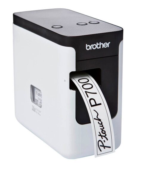 brother P-touch P700 Beschriftungsgerät grau, schwarz