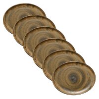 6 HEART & SOUL Servierplatten Perfect Match Cumin...