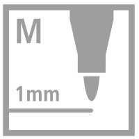 STABILO Cappi Filzstifte farbsortiert, 24 St.