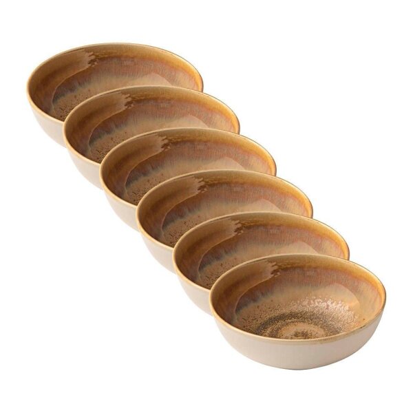 HEART & SOUL Schalen Perfect Match Cumin hellbraun Ø 19,0 cm, 6 St.