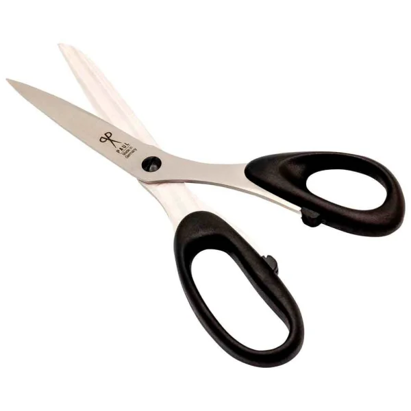 PAUL Stoffschere 907 silber/schwarz 19,0 cm