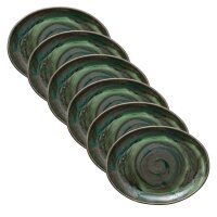 6 HEART & SOUL Servierplatten Perfect Match Avocado...