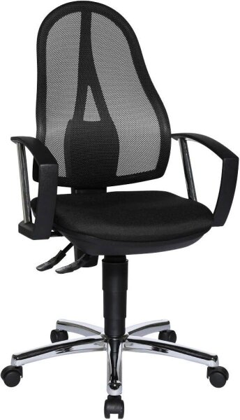 Topstar Bürostuhl Open Point P Plus, OP79A G20 Stoff schwarz, Gestell chrom