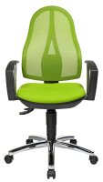 Topstar Bürostuhl Open Point P Plus, OP79A G05 Stoff grün, Gestell chrom