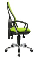 Topstar Bürostuhl Open Point P Plus, OP79A G05 Stoff grün, Gestell chrom