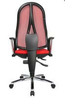 Topstar Bürostuhl Open Point P Plus, OP79A G21 Stoff rot, Gestell chrom