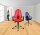 Topstar Bürostuhl Open Point P Plus, OP79A G21 Stoff rot, Gestell chrom