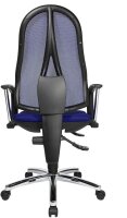 Topstar Bürostuhl Open Point P Plus, OP79A T38 Stoff blau, Gestell chrom