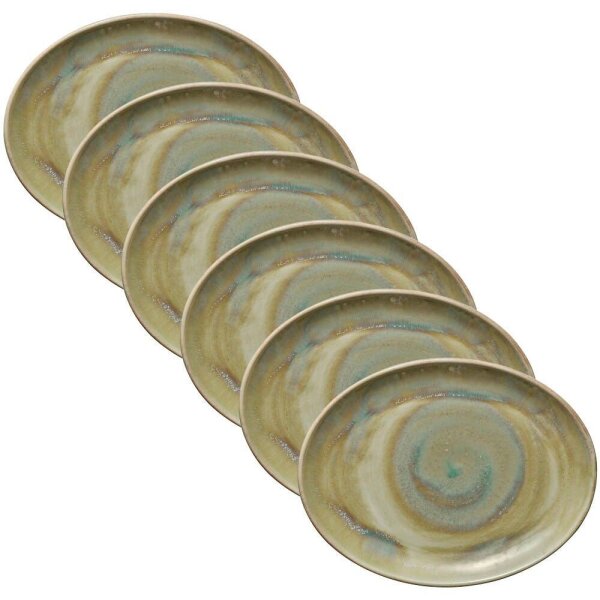 6 HEART & SOUL Servierplatten Perfect Match hellgrün 31,0 x 24,0 cm  ( 801223141000104 )
