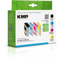 KMP H71V schwarz, cyan, magenta, gelb Druckerpatrone...