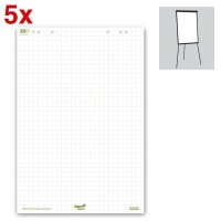 Ursus® Flipchart-Papier Green kariert 68,0 x 99,0 cm,...