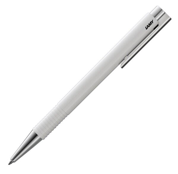 LAMY Kugelschreiber logo M+ weiß, Schreibfarbe: blau, 1 St.