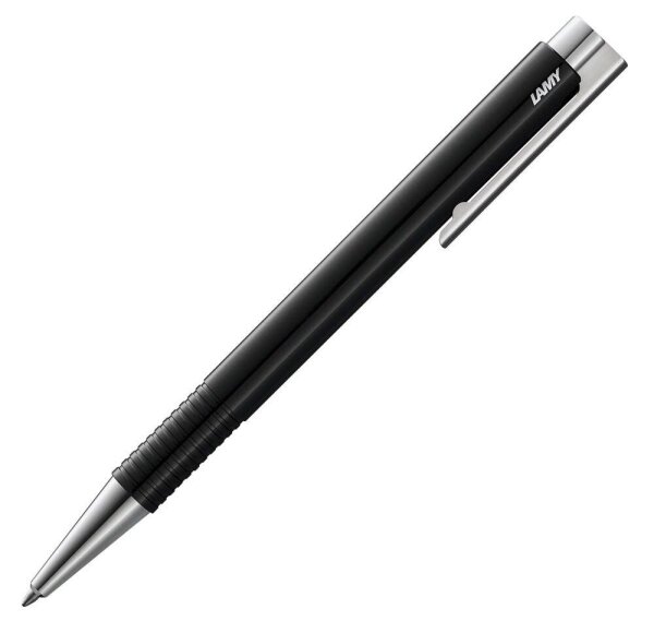 LAMY Kugelschreiber logo M+ schwarz, Schreibfarbe: blau, 1 St.