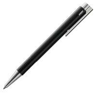 LAMY Kugelschreiber logo M+ schwarz, Schreibfarbe: blau,...