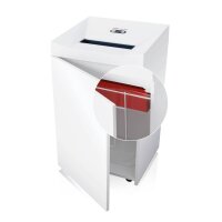 HSM Pure 630 Aktenvernichter mit Partikelschnitt P-4, 4,5 x 30 mm, bis 22 Blatt, weiß