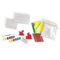 SES Creative® Gipsgießen-Set Glitzer 3 in 1...