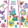 SES Creative® Gipsgießen-Set Glitzer 3 in 1 mehrfarbig  ( 1288 )