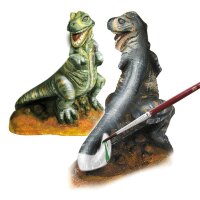 SES Creative® Gipsgießen-Set T-Rex mehrfarbig