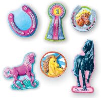 SES Creative® Gipsgießen-Set Glitzer Pferde...