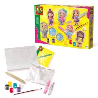 SES Creative® Gipsgießen-Set Glitzer Styling...