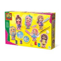 SES Creative® Gipsgießen-Set Glitzer Styling...