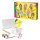 SES Creative® Gipsgießen-Set Glitzer Styling Girl mehrfarbig