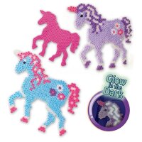 SES Creative® Bügelperlen Set Einhorn mehrfarbig