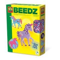 SES Creative® Bügelperlen Set Einhorn mehrfarbig