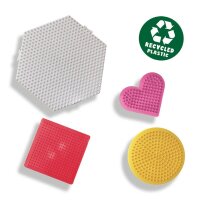 SES Creative® Bügelperlen Stiftplatten Set GREEN...