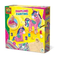 SES Creative® Diamond Painting 3D Einhörner mehrfarbig
