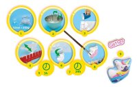 SES Creative® Gipsgießen-Set Glitzer Einhörner und Regenbogen mehrfarbig
