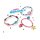 SES Creative® Schmuck-Basteln-Set Easy Diamonds Armbänder mehrfarbig