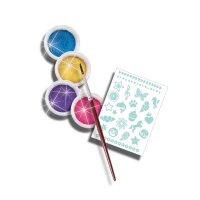 SES Creative® Klebetattoo-Set Fashion Glitter...