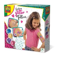 SES Creative® Klebetattoo-Set Fashion Glitter verschiedene Motive,
