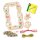 SES Creative® Schmuck-Basteln-Set Glasperlenarmbänder mehrfarbig