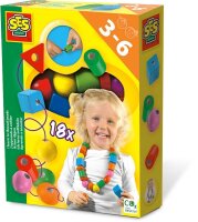 SES Creative® Fädelspiel mit Holzperlen Lernspiel, 1 St.
