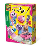 SES Creative® Bastelset Steine bemalen mehrfarbig