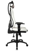 Topstar Bürostuhl Head Point RS, HE300 S033X Stoff weiß, Gestell schwarz