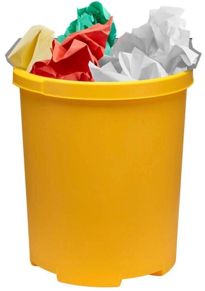 HAN Klassik XXL Papierkorb 50,0 l gelb, 1 St.