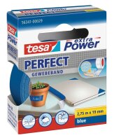 tesa extra Power® Perfect Gewebeband blau 19,0 mm x...