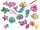 SES Creative® Gipsgießen-Set Glitzer Meerestiere mehrfarbig