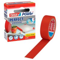 tesa extra Power® Perfect Gewebeband rot 19,0 mm x...